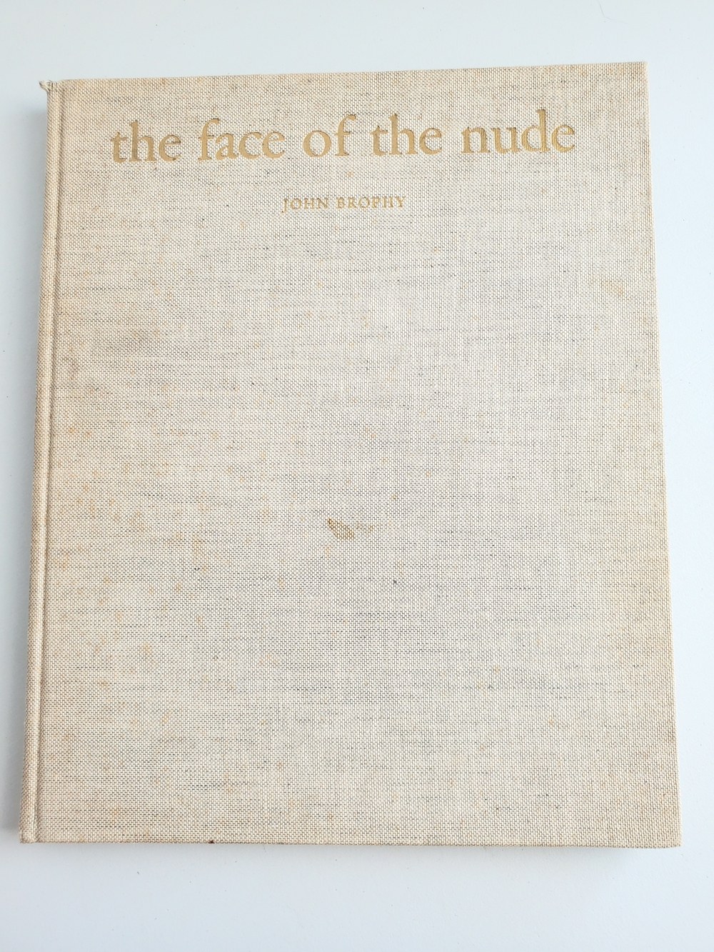 The Face of the Nude 1968 1st Edition John Brophy Art HistoryCoffee Table Book